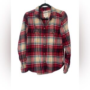 American Eagle Outfitters Multicolor Plaid Shirt/Flannel